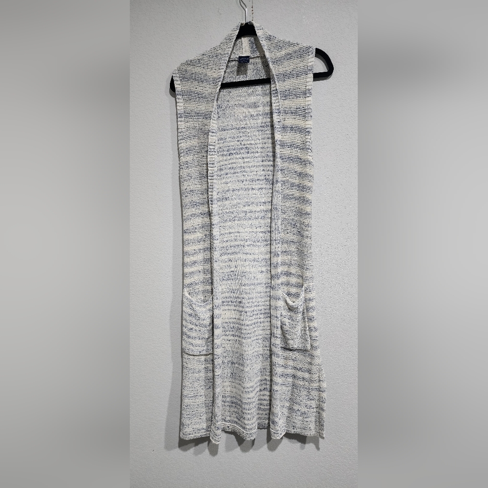 GAP Women's Tunic Long Length Sleeveless Sweater Vest Size XS